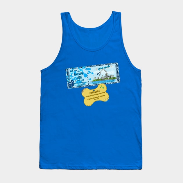 Percy Jackson dive Tank Top by SeaGalaxyBrain